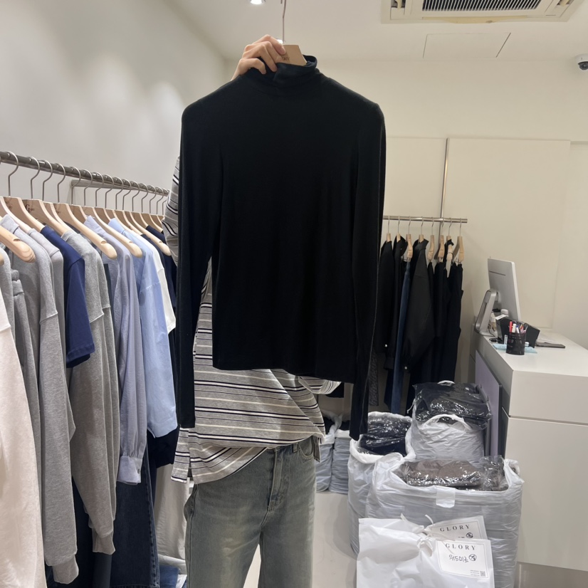 GLORY韓國直郵東大門代購女裝新品推薦人氣職業真品長袖T恤GLORY長袖T恤圖色2