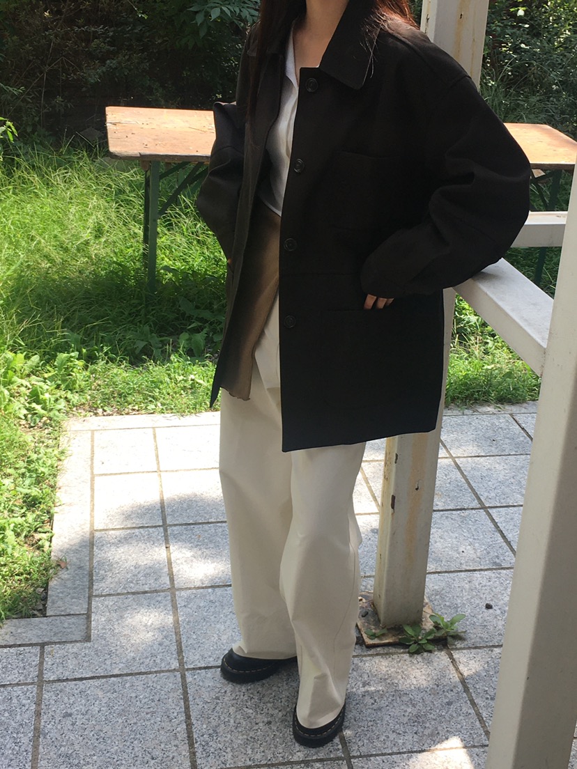 SPREAD直郵韓國代購女裝新款推薦熱賣人氣真品短款大衣絨面革FURE短款大衣