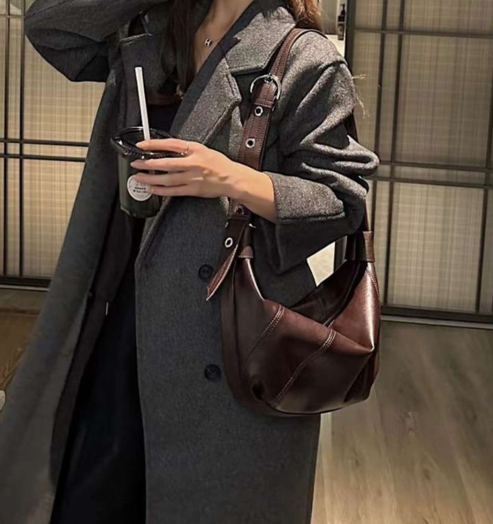 X韓國直郵東大門實拍女裝新款人氣職業休閑時尚推薦單肩斜跨包BAKHA-Q單肩/斜跨包