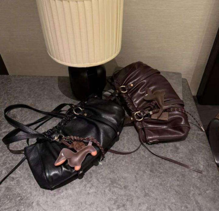 X韓國直郵女裝新品24秋冬時尚熱賣人氣真品職業單肩斜跨包BAKHA-Q單肩/斜跨包