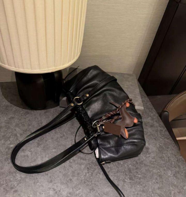 X韓國直郵女裝新品24秋冬時尚熱賣人氣真品職業單肩斜跨包BAKHA-Q單肩/斜跨包