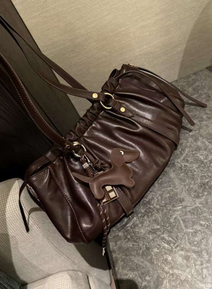 X韓國直郵女裝新品24秋冬時尚熱賣人氣真品職業單肩斜跨包BAKHA-Q單肩/斜跨包