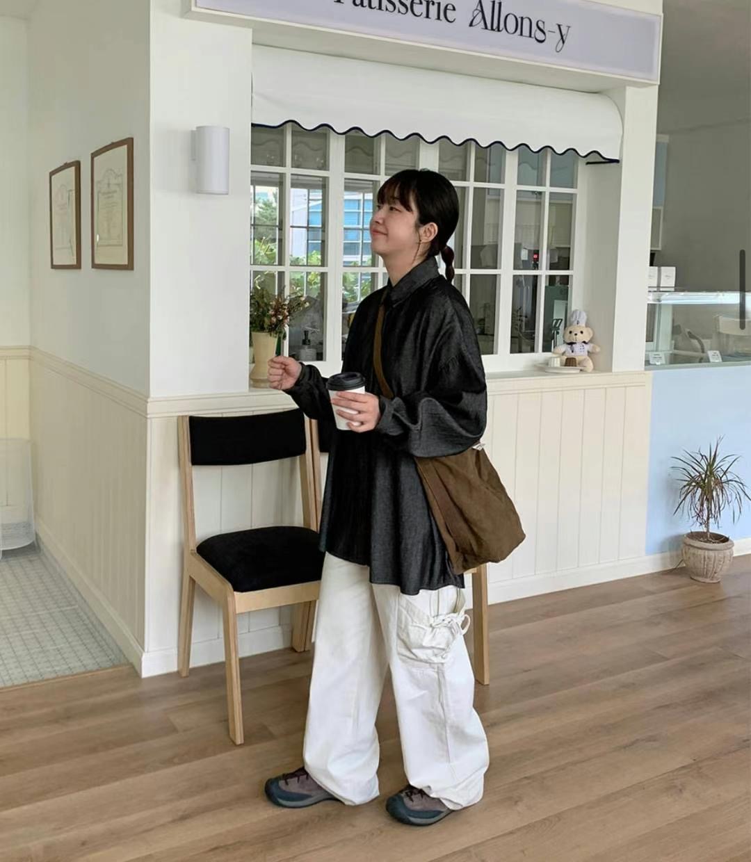 OPENSTANCE韓國直郵女裝新款熱賣時尚推薦職業休閑24秋冬休閑褲OPENSTANCE休閑褲