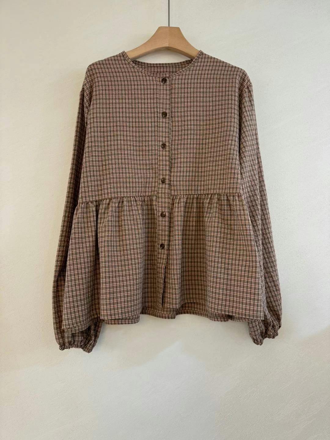 OPENSTANCE韓國直郵東大門實拍女裝新品24秋冬襯衫蕾絲衫OPENSTANCE襯衫/蕾絲衫