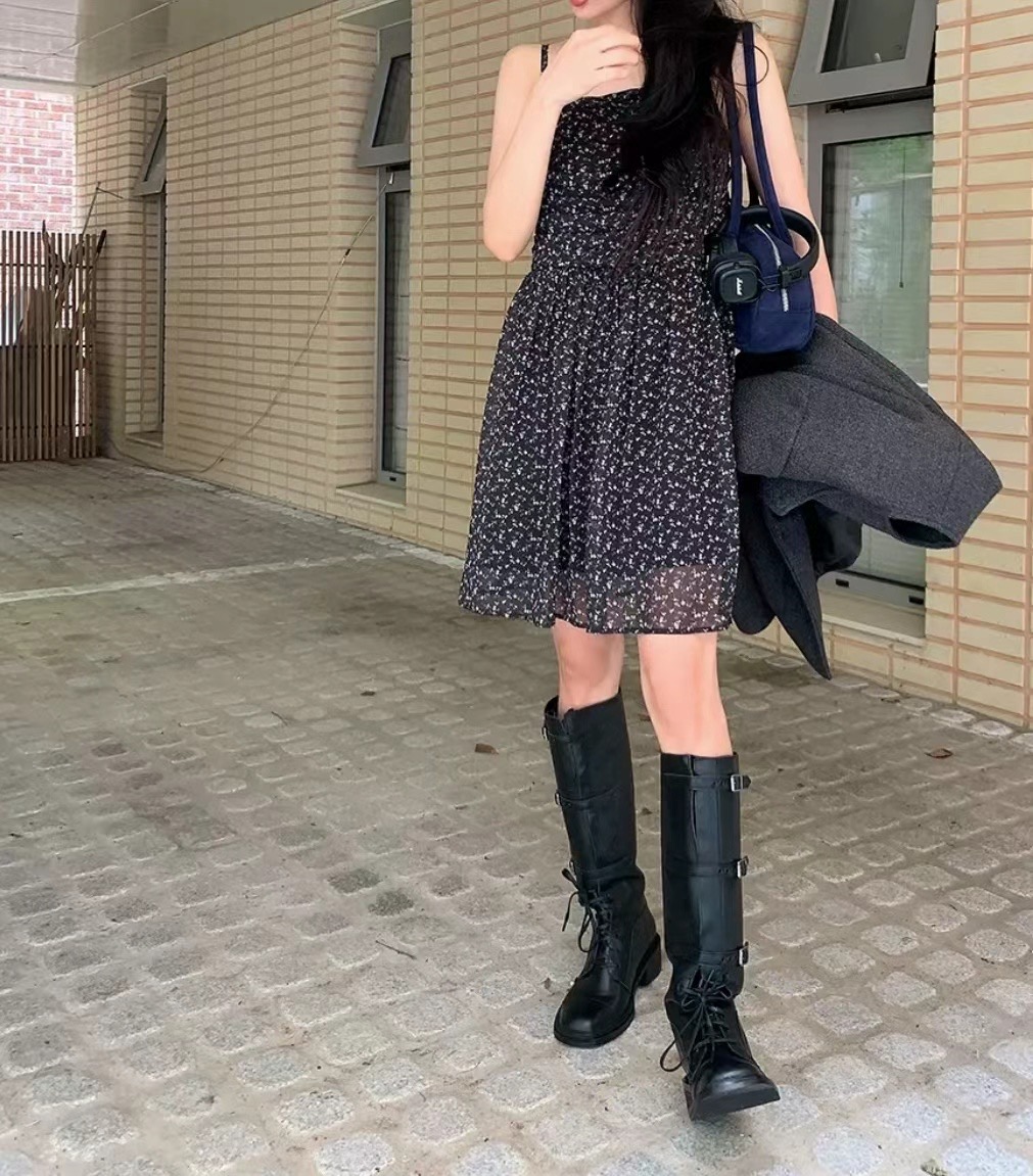 NEONHITCH韓國直郵東大門實拍女裝新品時尚休閑熱賣24秋冬連衣裙NEONHITCH連衣裙