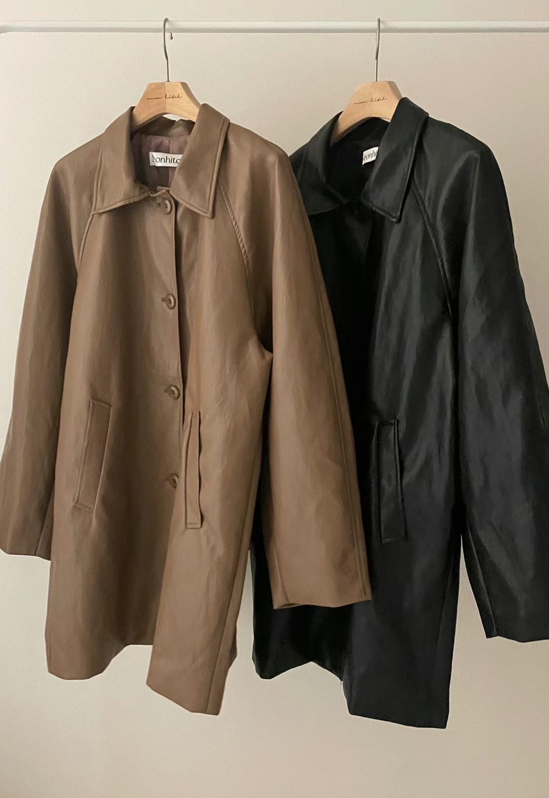 NEONHITCH直郵韓國代購女裝新品休閑職業推薦真品時尚熱賣皮衣NEONHITCH皮衣