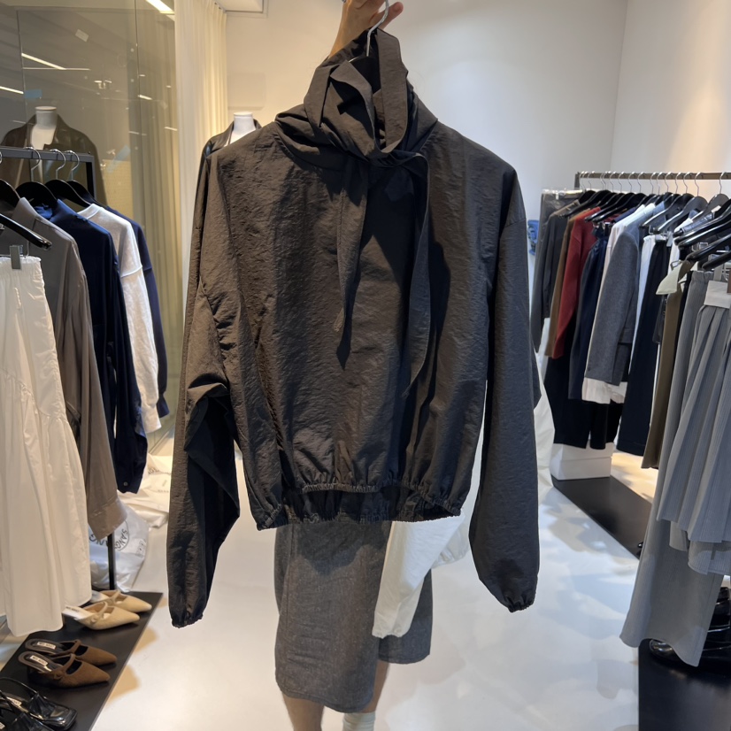neu adult韓國直郵東大門代購女裝新品熱賣襯衫蕾絲衫短款NEU ADULT襯衫/蕾絲衫圖色2