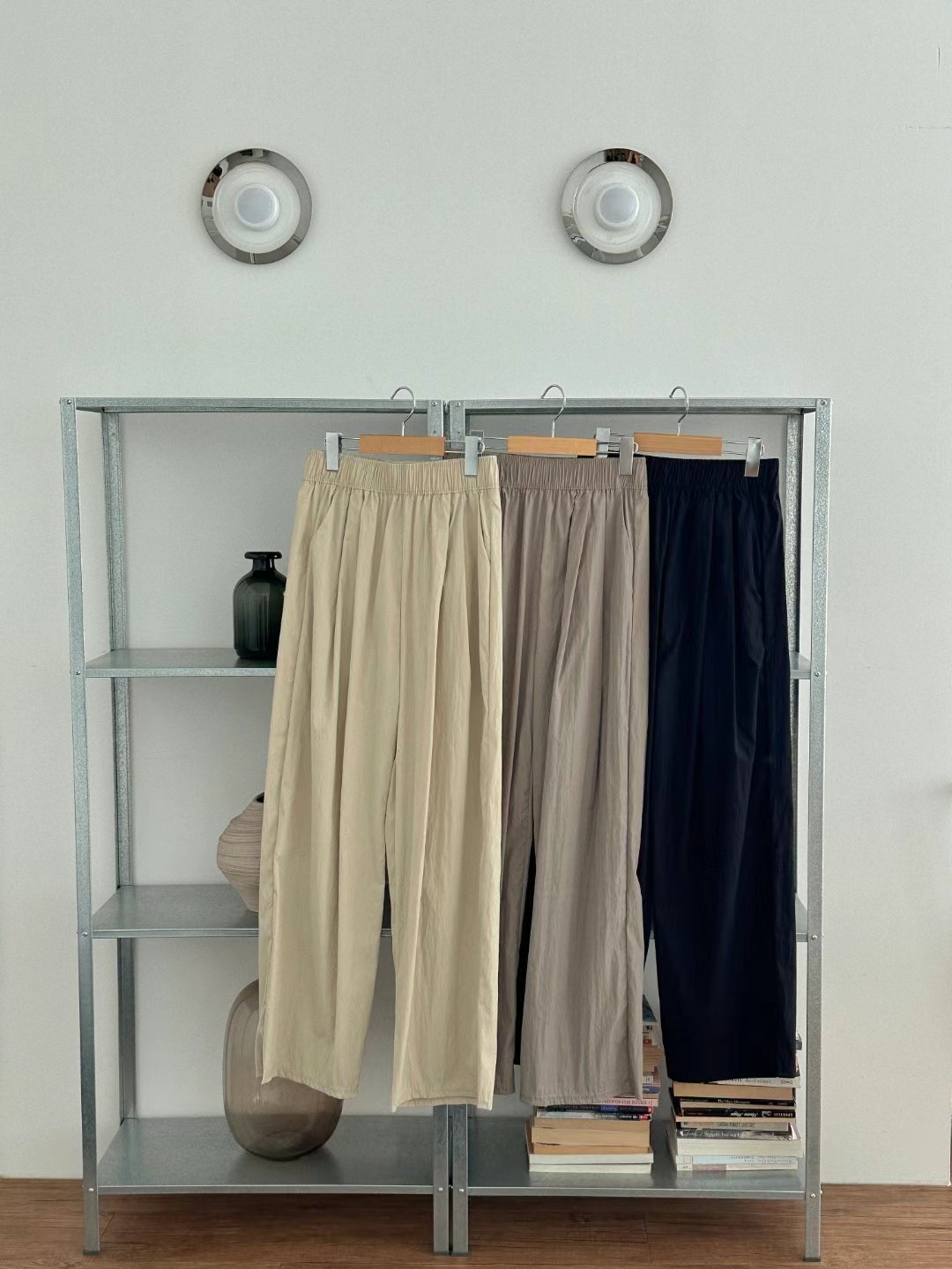 JAMES 제임스直郵韓國代購女裝新款人氣職業24秋冬休閑褲JAMES休閑褲圖色2左二色