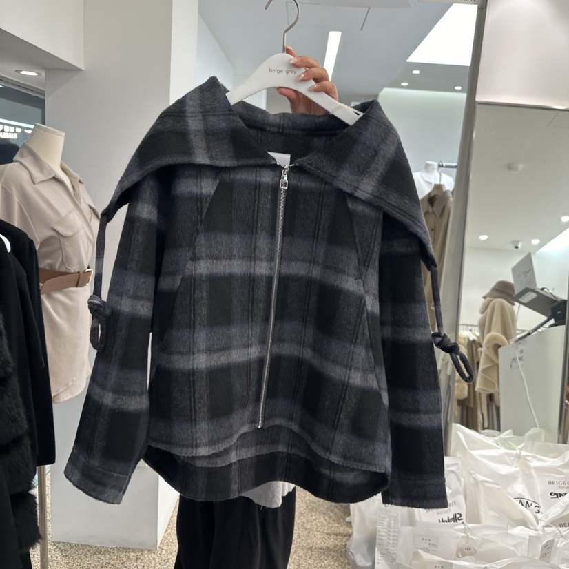 BEIGE GRAY韓國直郵東大門實拍女裝新款職業24秋冬真品夾克BEIGE GRAY夾克圖色3