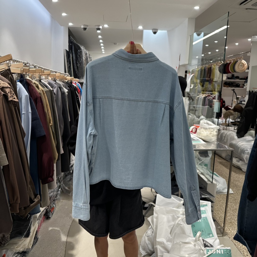 JUNI韓國直郵女裝新款24秋冬休閑人氣真品職業襯衫蕾絲衫JUNI襯衫/蕾絲衫