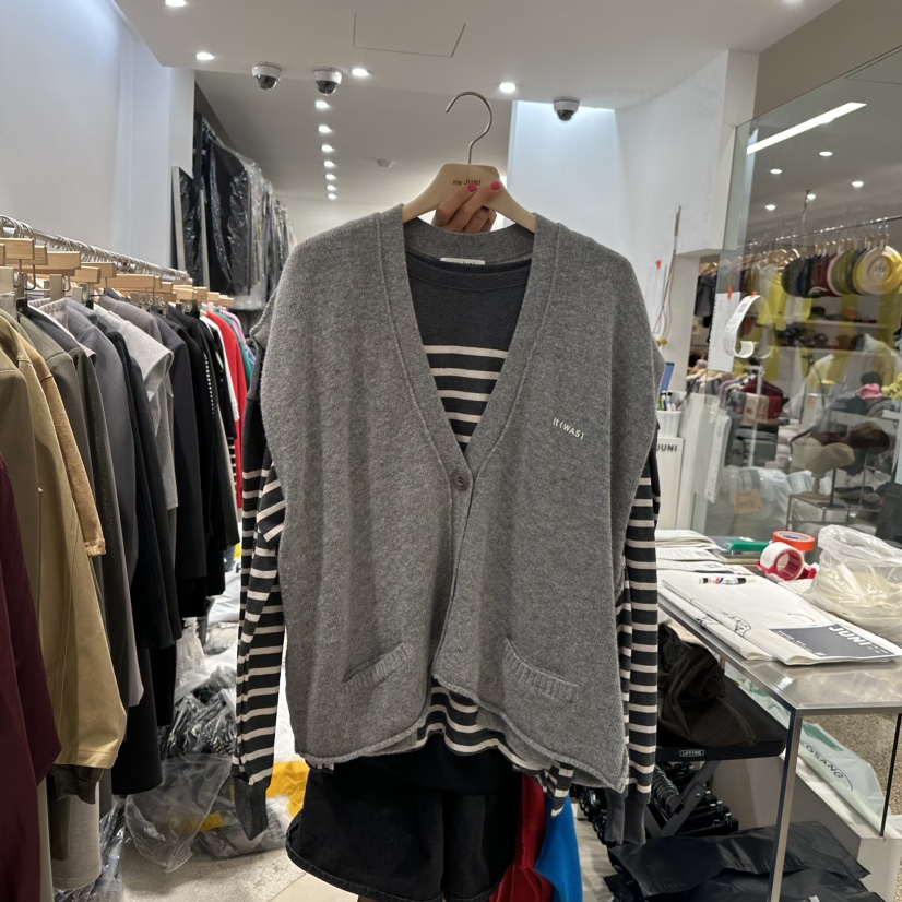 JUNI韓國直郵東大門代購女裝新品推薦真品時尚職業熱賣馬甲JUNI馬甲圖色3