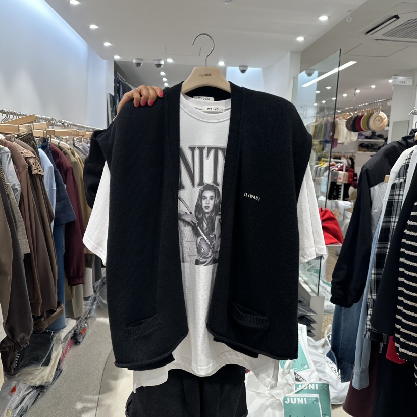 JUNI韓國直郵東大門代購女裝新品推薦真品時尚職業熱賣馬甲JUNI馬甲圖色4