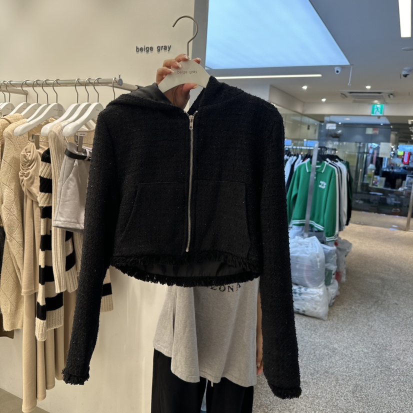 BEIGE GRAY韓國直郵東大門實拍女裝新款時尚職業休閑24秋冬夾克BEIGE GRAY夾克圖色3