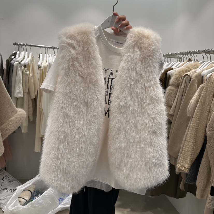 BEIGE GRAY韓國直郵東大門代購女裝新款真品時尚推薦職業馬甲BEIGE GRAY馬甲