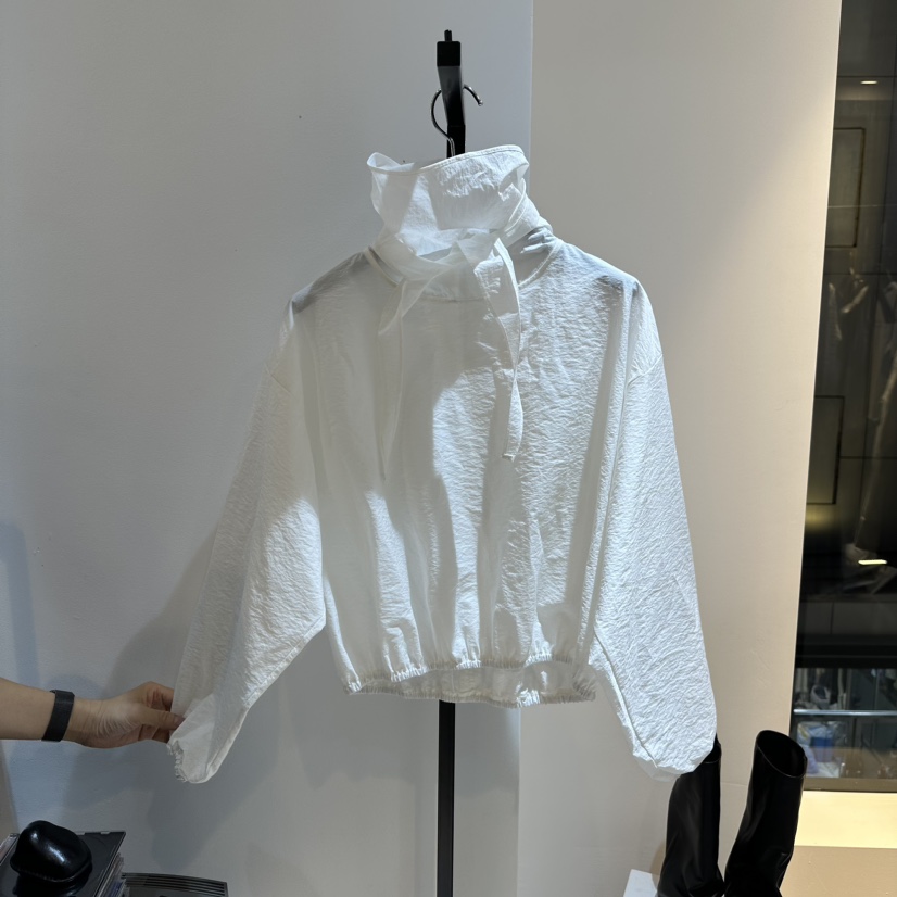 neu adult韓國直郵東大門代購女裝新款推薦襯衫蕾絲衫短款NEU ADULT襯衫/蕾絲衫
