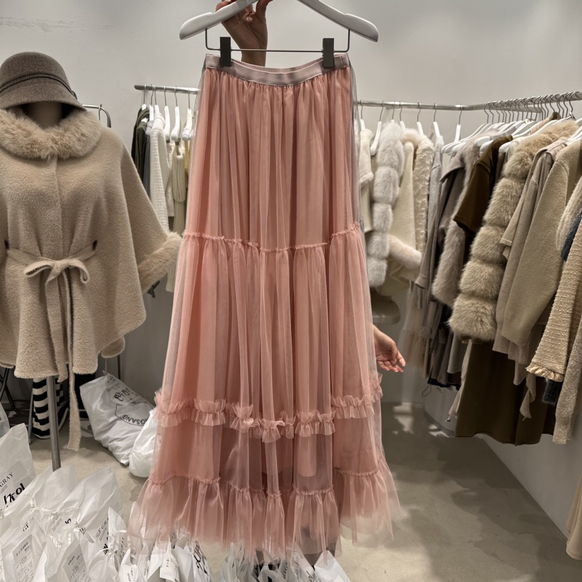 BEIGE GRAY韓國直郵女裝新款時尚人氣熱賣休閑推薦真品長裙BEIGE GRAY長裙