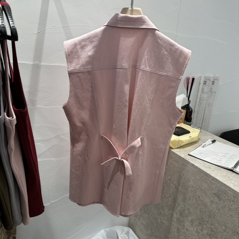 BROWN PAPER韓國直郵東大門實拍女裝新品熱賣真品休閑馬甲BROWN PAPER馬甲