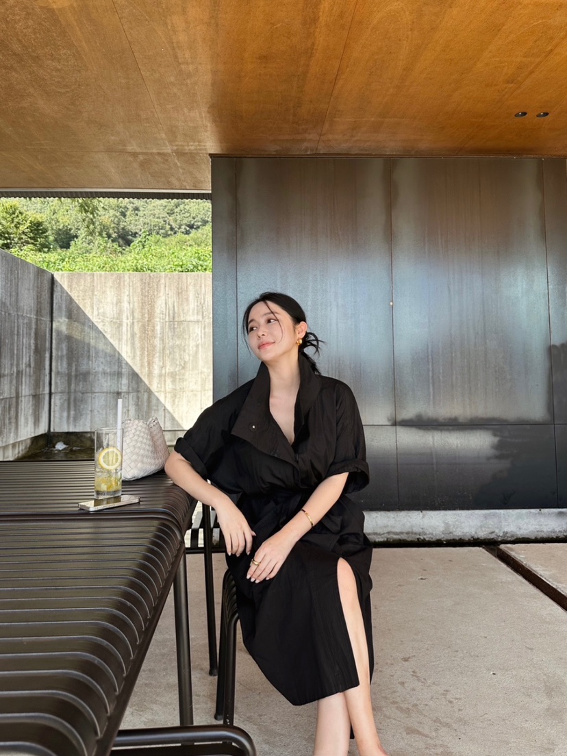 AMOUNT直郵韓國代購女裝新品人氣職業推薦時尚長款風衣含腰帶AMOUNT長款風衣