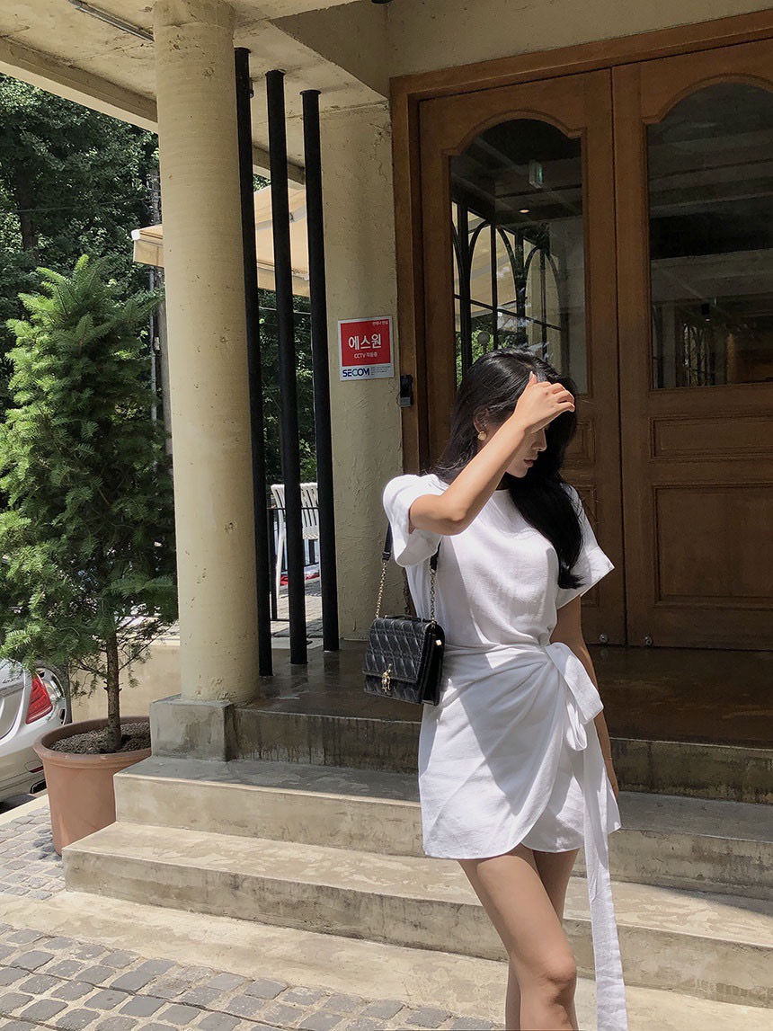 AMOUNT直郵韓國代購女裝新品時尚人氣推薦24秋冬真品連衣裙AMOUNT連衣裙