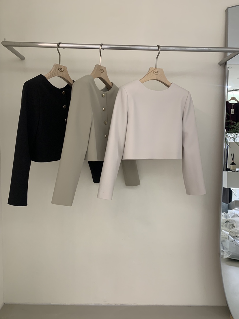 MEIL韓國直郵東大門代購女裝新品24秋冬真品人氣時尚夾克MEIL夾克圖色3左三色