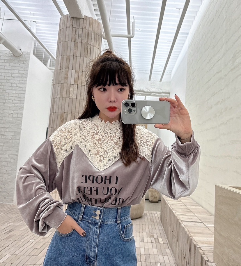 LOVABLE韓國直郵東大門實拍女裝新款休閑熱賣推薦人氣真品衛衣LOVABLE衛衣