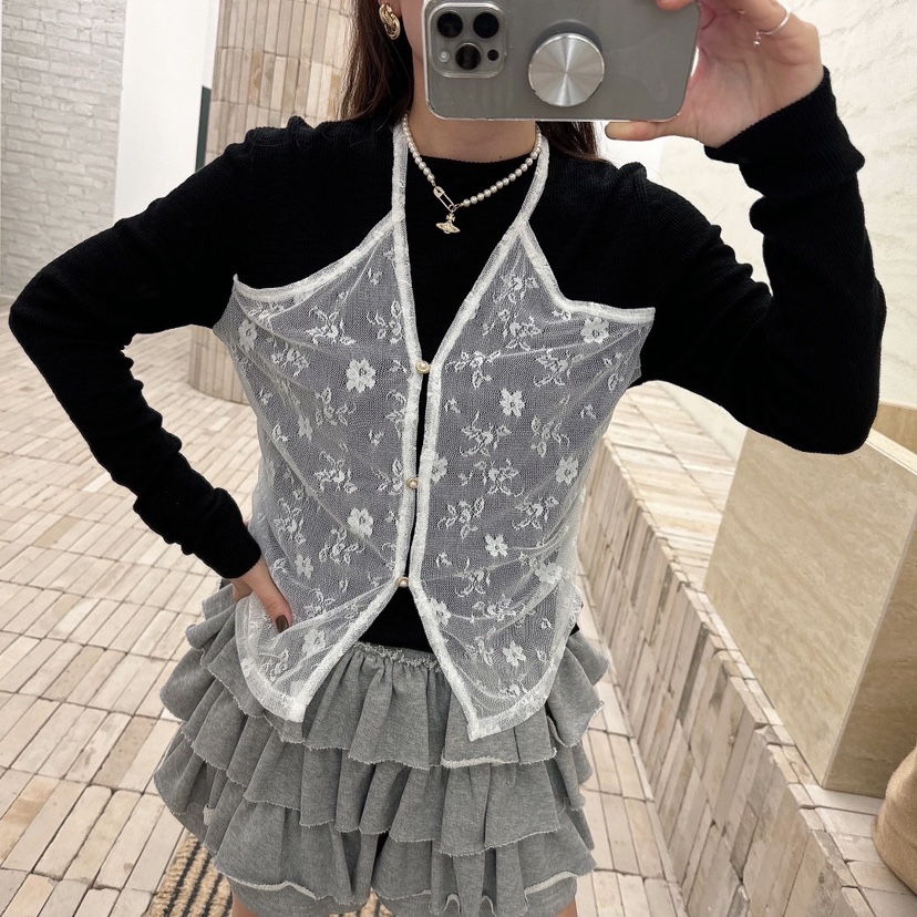 LOVABLE韓國直郵東大門代購女裝新款職業推薦熱賣長袖T恤羅紋LOVABLE長袖T恤