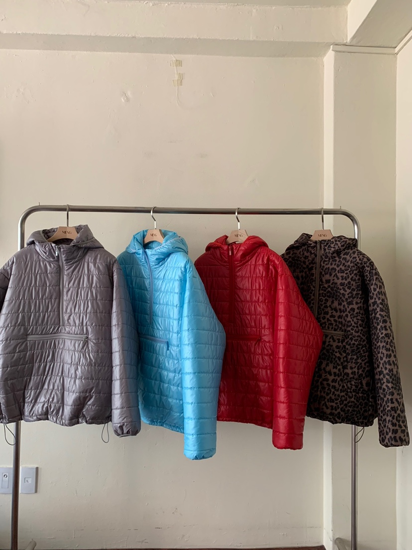 MENG直郵韓國代購女裝新款真品時尚24秋冬休閑熱賣短款棉服MENG短款棉服