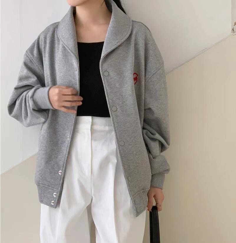DIVA直郵韓國代購女裝新品推薦時尚人氣熱賣24秋冬休閑夾克DIVA夾克