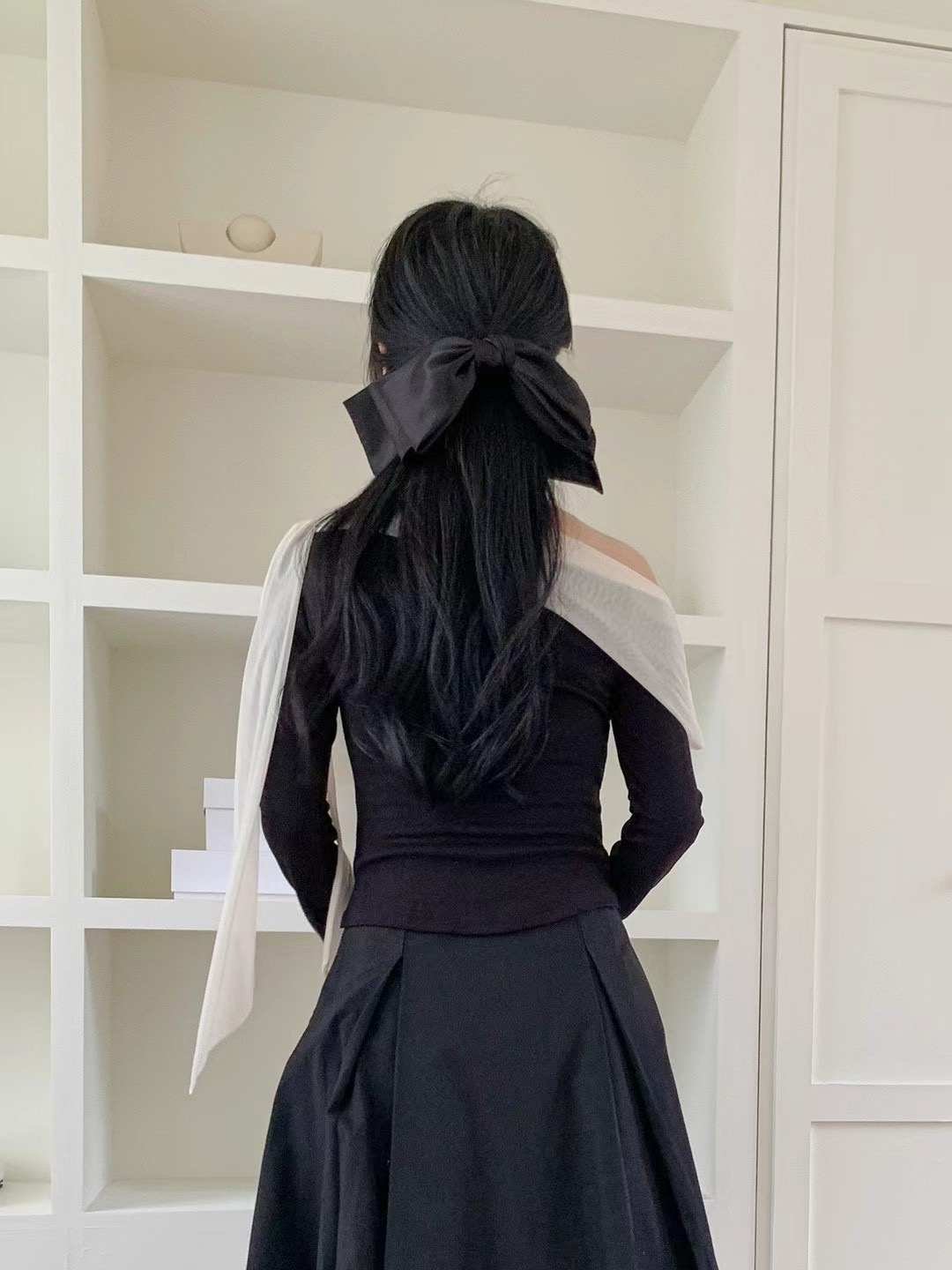 MARI直郵韓國代購女裝新款人氣熱賣時尚職業休閑24秋冬長袖T恤RARASHOW長袖T恤