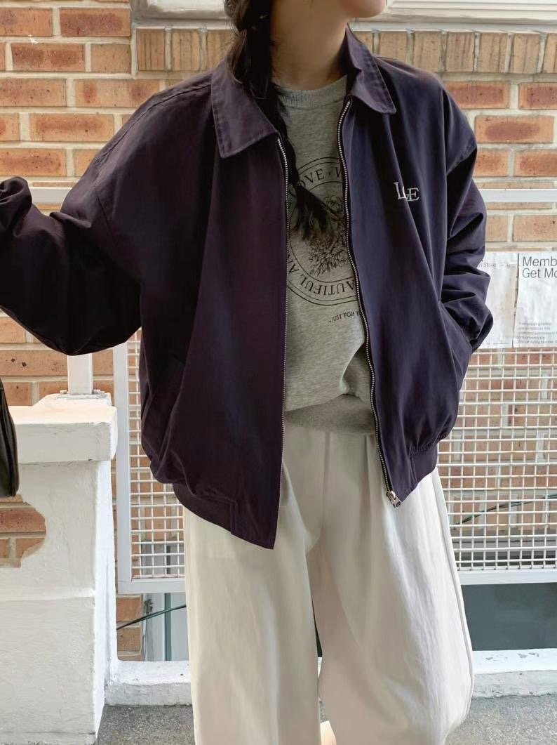 DIVA韓國直郵東大門實拍女裝新品休閑推薦職業熱賣人氣夾克New York Sei夾克圖色2