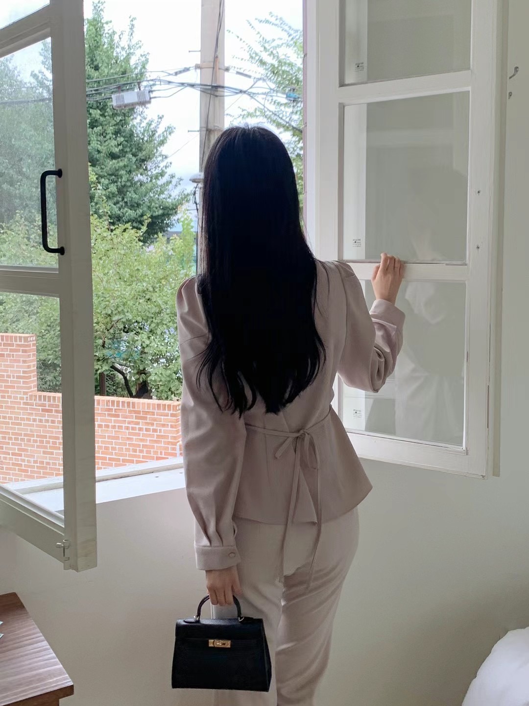 MARI韓國直郵東大門實拍女裝新品人氣職業推薦時尚襯衫蕾絲衫RARASHOW襯衫/蕾絲衫