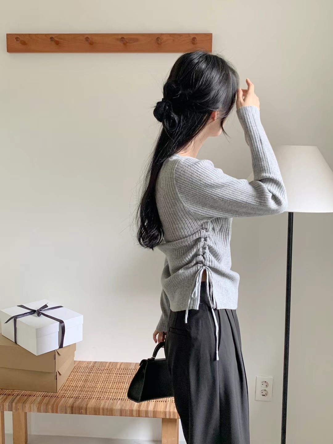 MARI直郵韓國代購女裝新款推薦24秋冬熱賣職業時尚針織衫RARASHOW針織衫