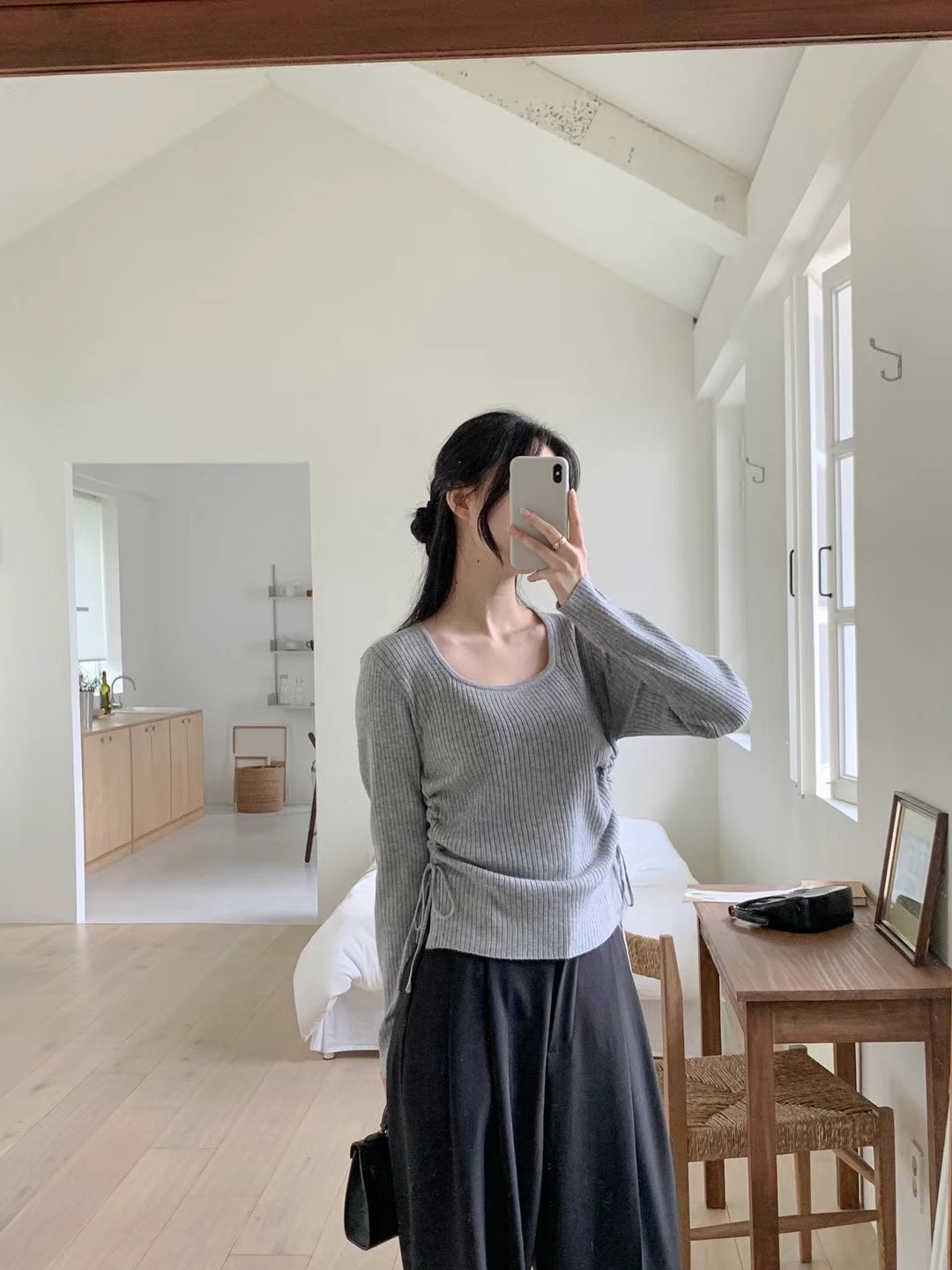 MARI直郵韓國代購女裝新款推薦24秋冬熱賣職業時尚針織衫RARASHOW針織衫