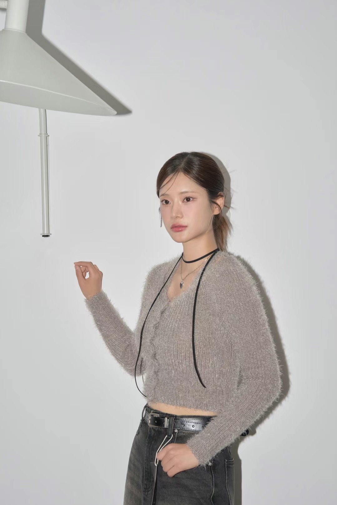 OUR HOUR直郵韓國代購女裝新品推薦人氣職業熱賣時尚針織衫OUR HOUR針織衫圖色2