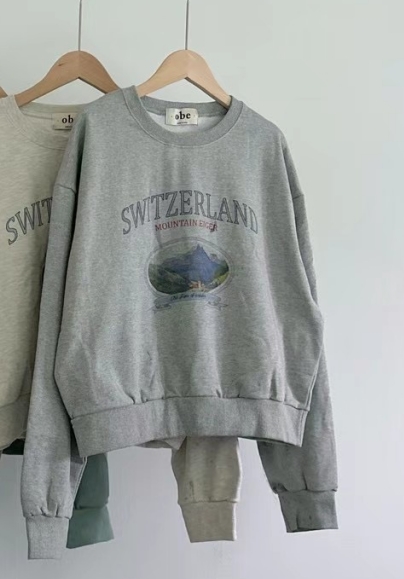 OBE韓國直郵東大門實拍女裝新品24秋冬推薦休閑職業時尚衛衣OBE衛衣圖色3
