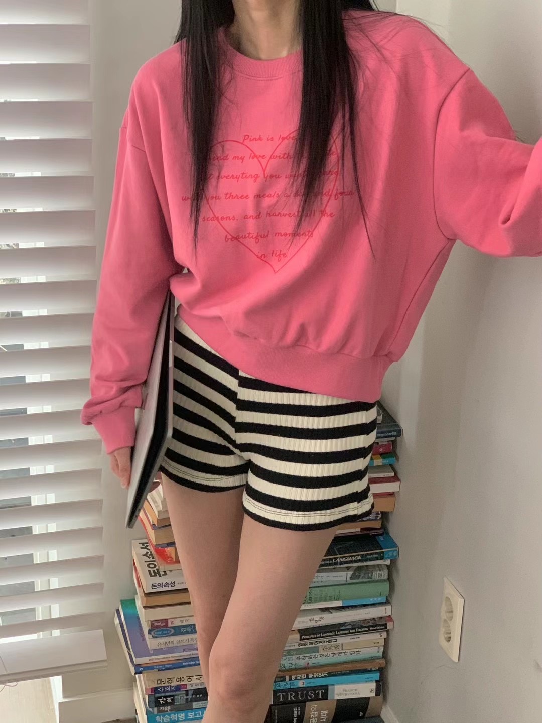 OBE直郵韓國代購女裝新品人氣真品時尚熱賣職業推薦24秋冬衛衣OBE衛衣