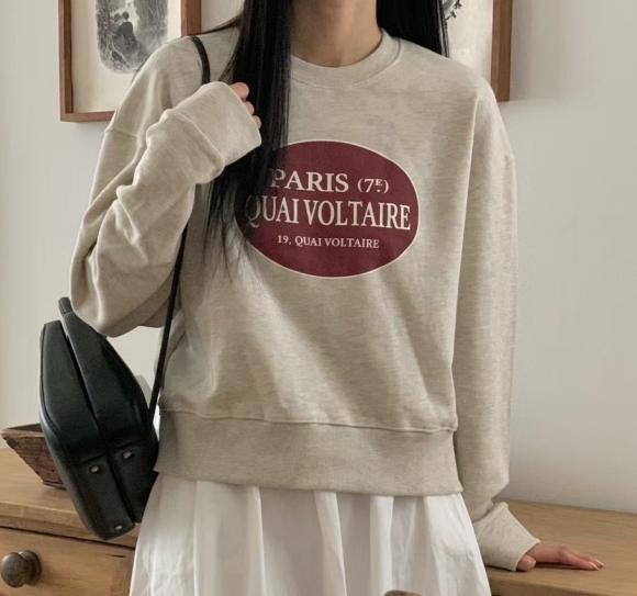LURE韓國直郵東大門代購女裝新款真品休閑人氣時尚24秋冬衛衣LURE衛衣圖色2