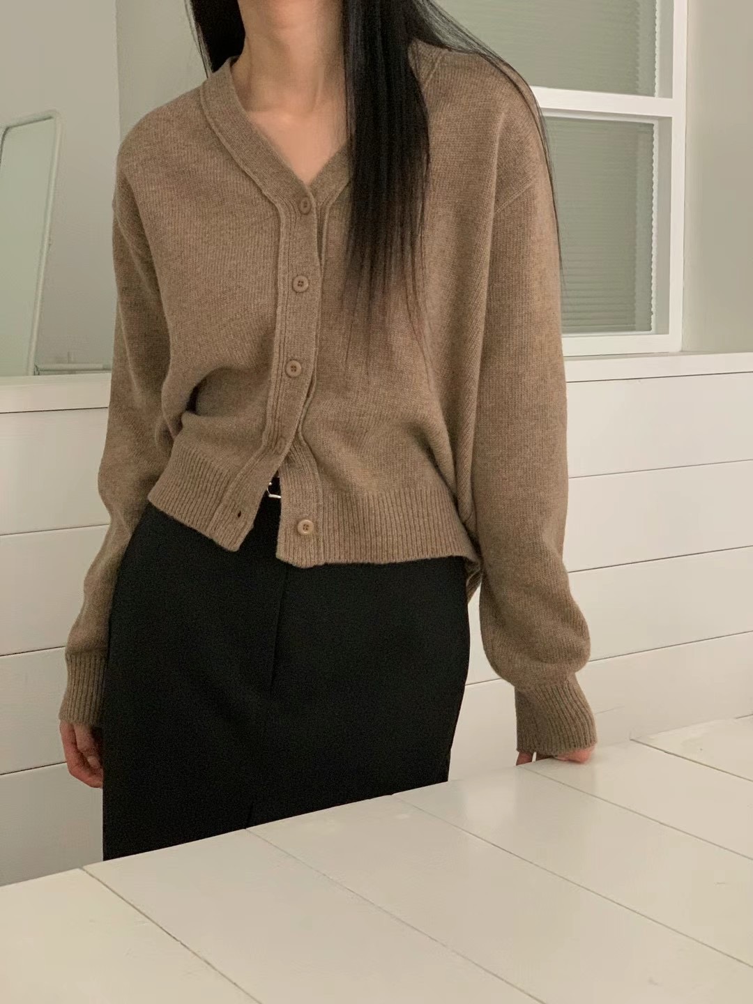 LURE韓國直郵女裝新款人氣休閑推薦時尚真品職業針織衫羊毛LURE針織衫