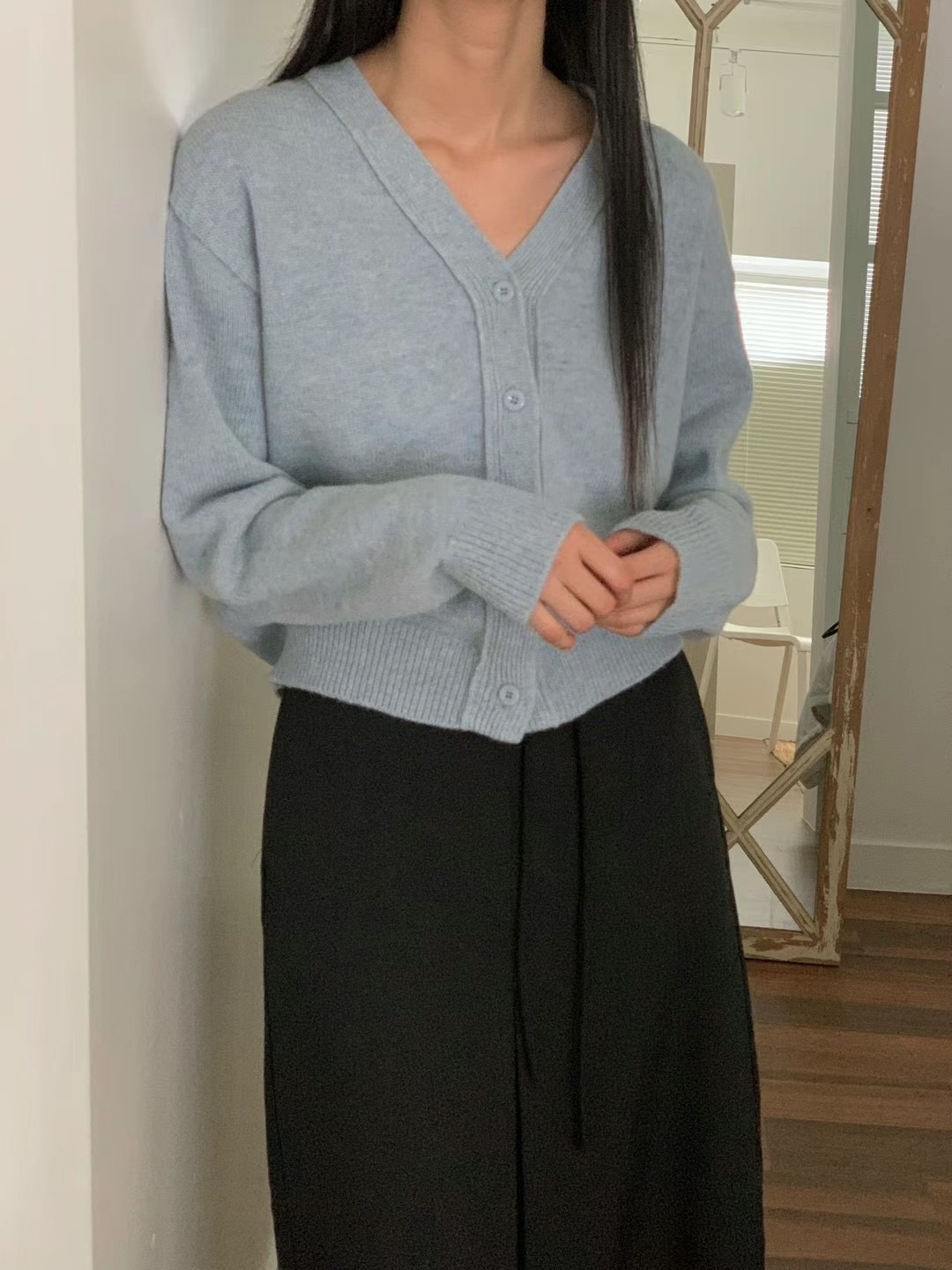 LURE韓國直郵女裝新款人氣休閑推薦時尚真品職業針織衫羊毛LURE針織衫
