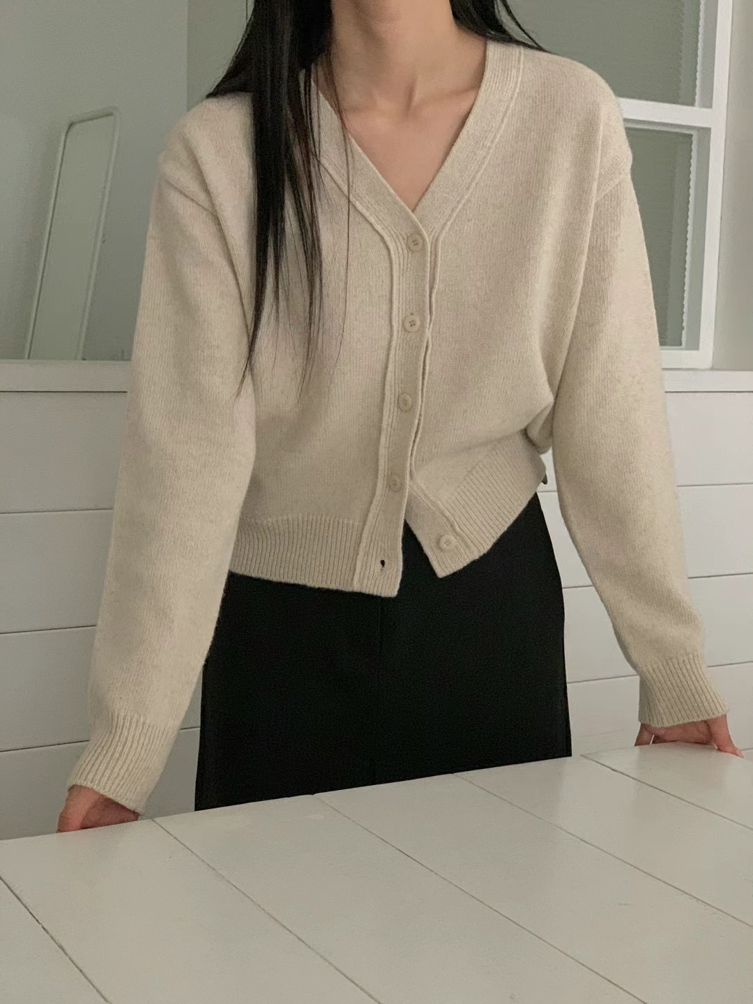 LURE韓國直郵女裝新款人氣休閑推薦時尚真品職業針織衫羊毛LURE針織衫圖色1