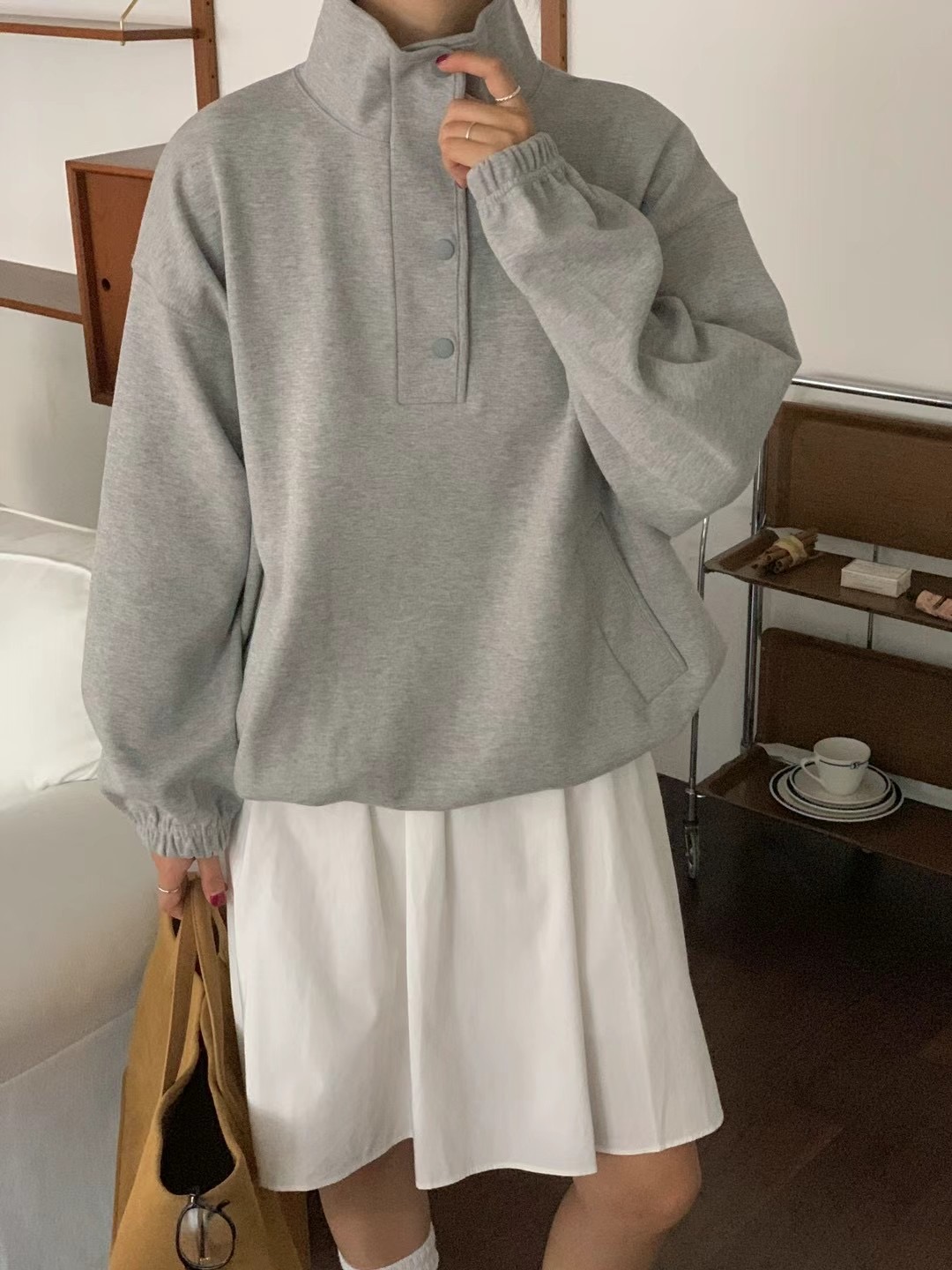 LURE韓國直郵東大門實拍女裝新品人氣職業時尚熱賣24秋冬衛衣LURE衛衣