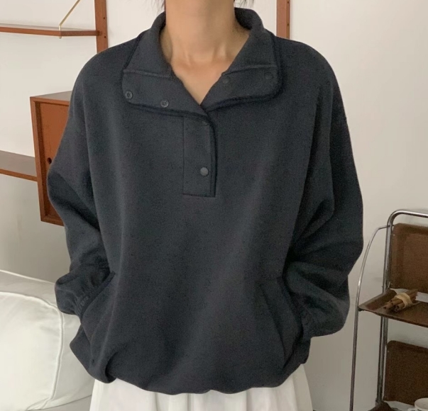 LURE韓國直郵東大門實拍女裝新品人氣職業時尚熱賣24秋冬衛衣LURE衛衣圖色2
