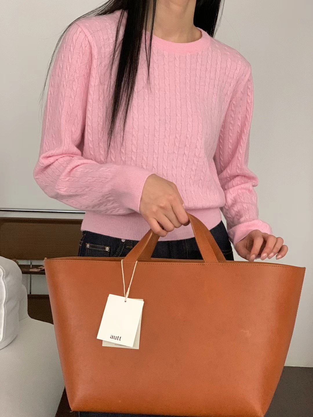 LURE直郵韓國代購女裝新品24秋冬時尚職業真品熱賣針織衫LURE針織衫圖色4