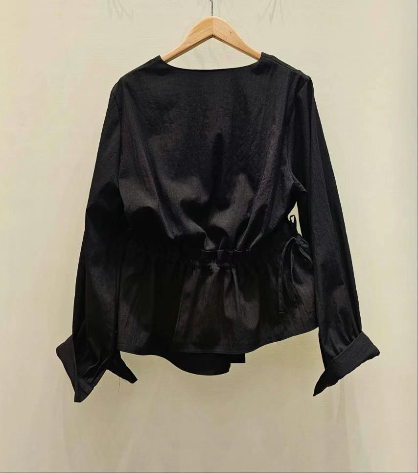 THE IN韓國直郵女裝新品24秋冬推薦休閑時尚真品襯衫蕾絲衫THE IN襯衫/蕾絲衫