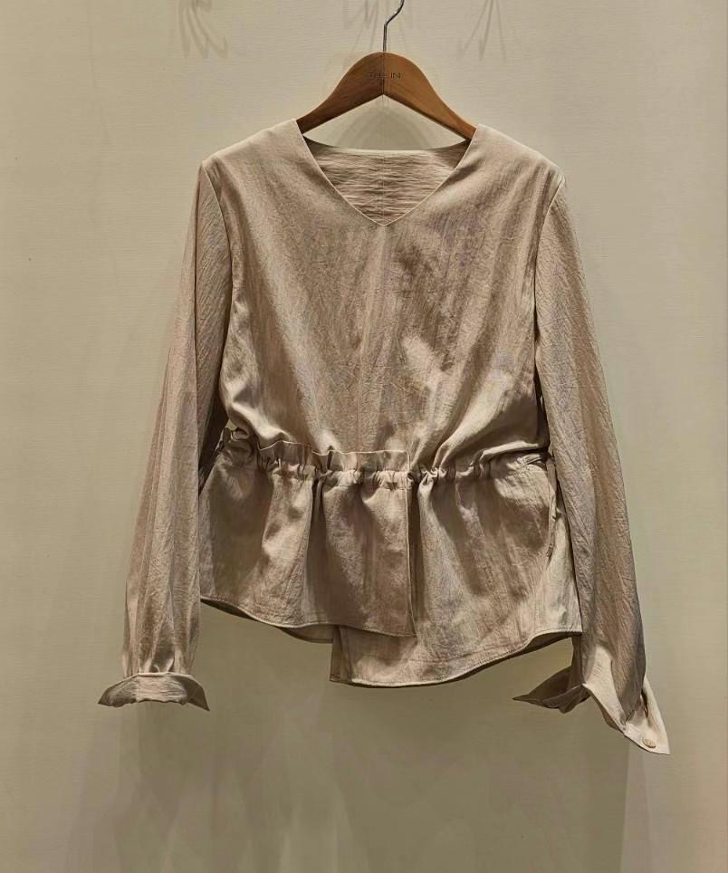 THE IN韓國直郵女裝新品24秋冬推薦休閑時尚真品襯衫蕾絲衫THE IN襯衫/蕾絲衫圖色3