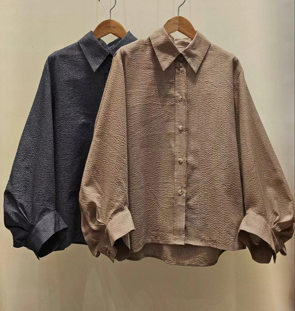 THE IN韓國直郵東大門實拍女裝新品24秋冬熱賣襯衫蕾絲衫THE IN襯衫/蕾絲衫