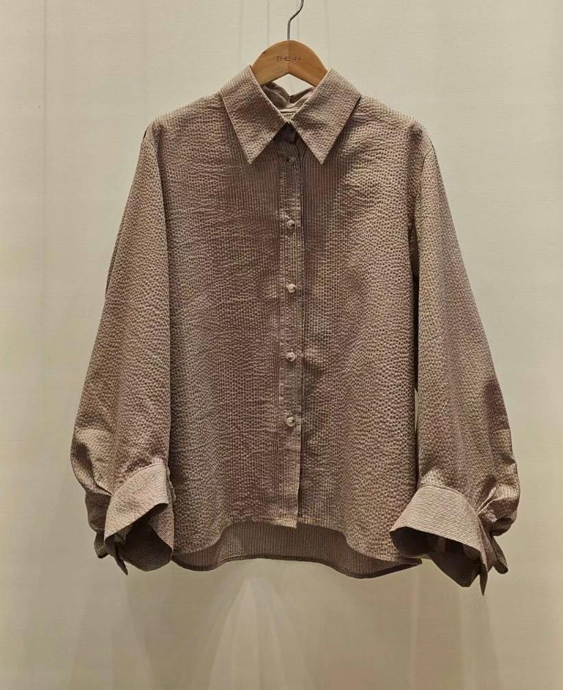 THE IN韓國直郵東大門實拍女裝新品24秋冬熱賣襯衫蕾絲衫THE IN襯衫/蕾絲衫圖色1