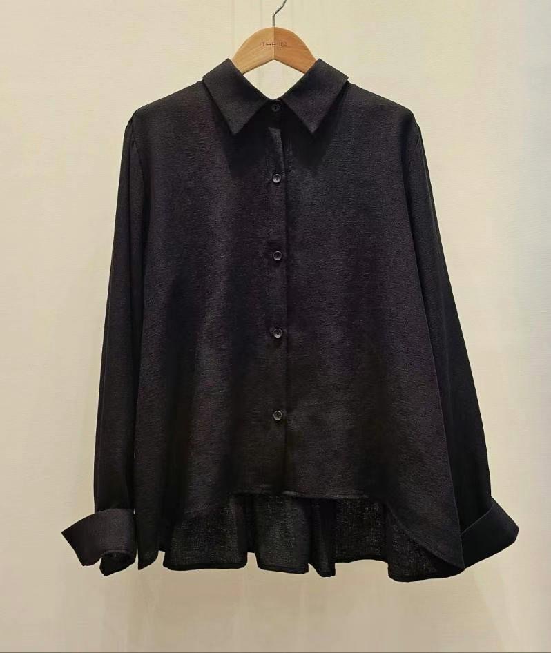 THE IN直郵韓國代購女裝新款24秋冬休閑職業熱賣襯衫蕾絲衫THE IN襯衫/蕾絲衫圖色2