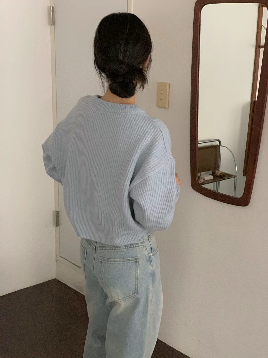 LURE韓國直郵東大門實拍女裝新品人氣時尚職業熱賣真品針織衫LURE針織衫