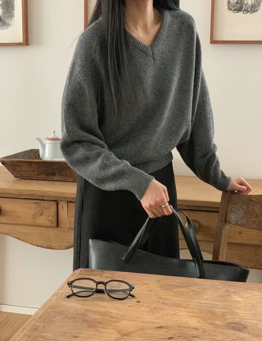 LURE韓國直郵東大門代購女裝新款職業時尚休閑真品人氣針織衫LURE針織衫